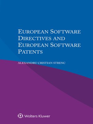 cover image of European Software Directives and European Software Patents